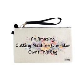 Gifts or Presents for Cutting Machine Operators, an Amazing Cutting Machine Operator Owns This Bag, Cosmetic Bags, Pencil Case - cb1183