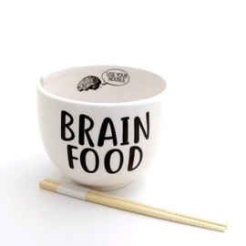Brain Food, Use Your Noodle Chopstick Bowl