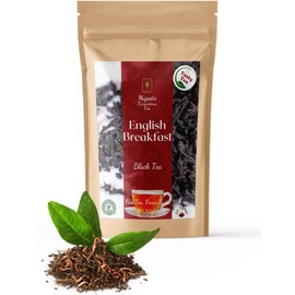 Majestic Tea_ENGLISH BREAKFAST| English Classic| Black Tea | Pure Natural ingredients| Non-GMO | Eco- Conscious| Pyramid Tea bags 50 Count.