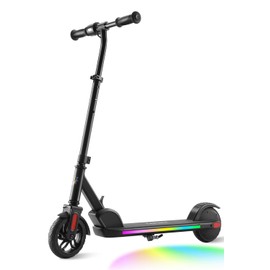 Tooluck Electric Scooter Kids E35 PRO, Foldable Electric Scooter for Kids Ages 6-14, Up to 10MPH & 7 Miles, Black