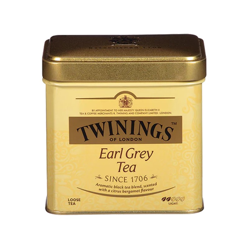 Twinings Earl Grey Loose Tea Tin, 7.05 Ounce Tin (Pack