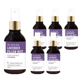 The Herb Shop Pillow Mist, 6 pieces, 100ml, Lavender / 더허브샵 필로우 미스트, 6개, 100ml, 라벤더