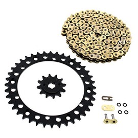 2004-2006 fits Yamaha YFS 200 Blaster Gold O-Ring Chain & Black Sprocket 12/40 92L