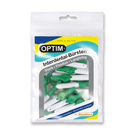 OPTIM Interdental Brushes Pack of 16 Green 0.8 mm Size 5
