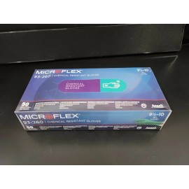 Ansell 93-260 11" Chemical Resistant Gloves, Neoprene/Nitri