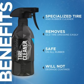 GYEON Quartz Q²M TireCleaner - Tire and Rubber Cleaner - Remove Old Tire Shine and Dressings Easily - Deep Clean Tires and Rubber - Safe on All Wheel and Tire Finishes 400ml