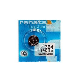 Renata Batteries 364 Silver Oxide Battery (5 Pack)