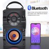 Portable Big Bluetooth Speakers with Light, Wireless with Subwoofer, FM