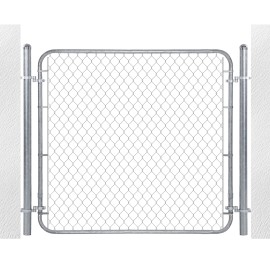 Chain Link Fence Gate, Adjustable Chain Link Gate Kit Heavy-Duty Outdoor Reinforcement & Accessories for Gates and Fencescolor: Lavender