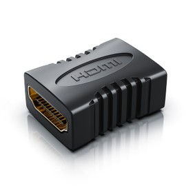 CSL - HDMI to HDMI Coupling HQ - Female to Female Adapter Extension - High Speed - Gold-Plated Contacts - 1080p Full HD