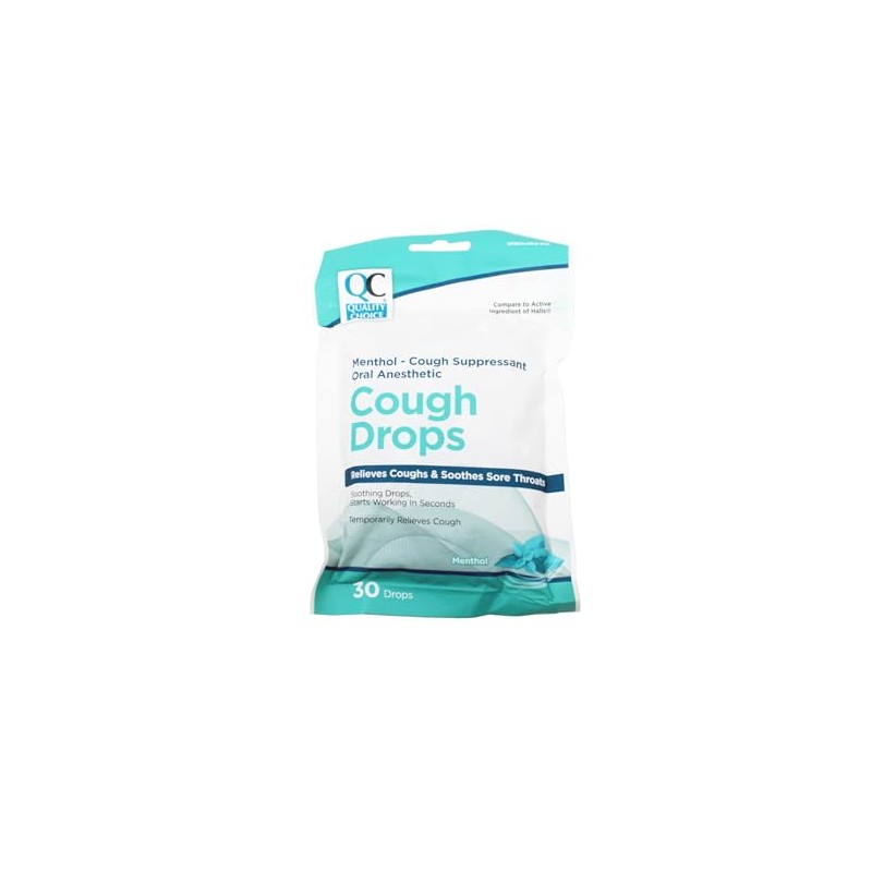 Quality Choice Cough Drops Menthol 30 Ct