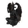 Pagan Occult Sabbatic Goat Idol Baphomet Sitting Meditation Figurine 8"H