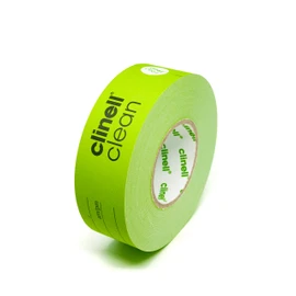 Clinell Clinell Indicator Tape - Sanitation Procedure Indicator Tape - 100 m Roll - No Sticky Residue; Easy to Read - Green I Am Clean Tape