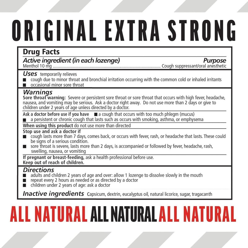 Fisherman's Friend Lozenges Original Extra Strong 20 Each (Pack of