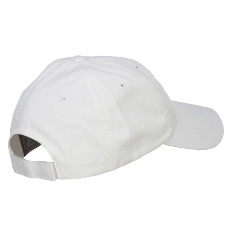 Canada Maple Leaf Embroidered Low Cap - White OSFM