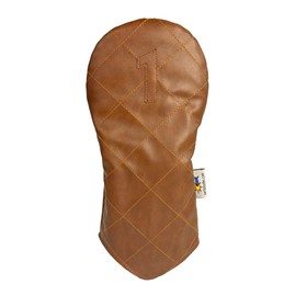 Brown Quilted Sunfish Leather Driver Golf Club Headcover