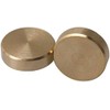 Liyafy 3Pcs Trumpet Bottom Valve Caps Knobs Brass Trumpet Caps