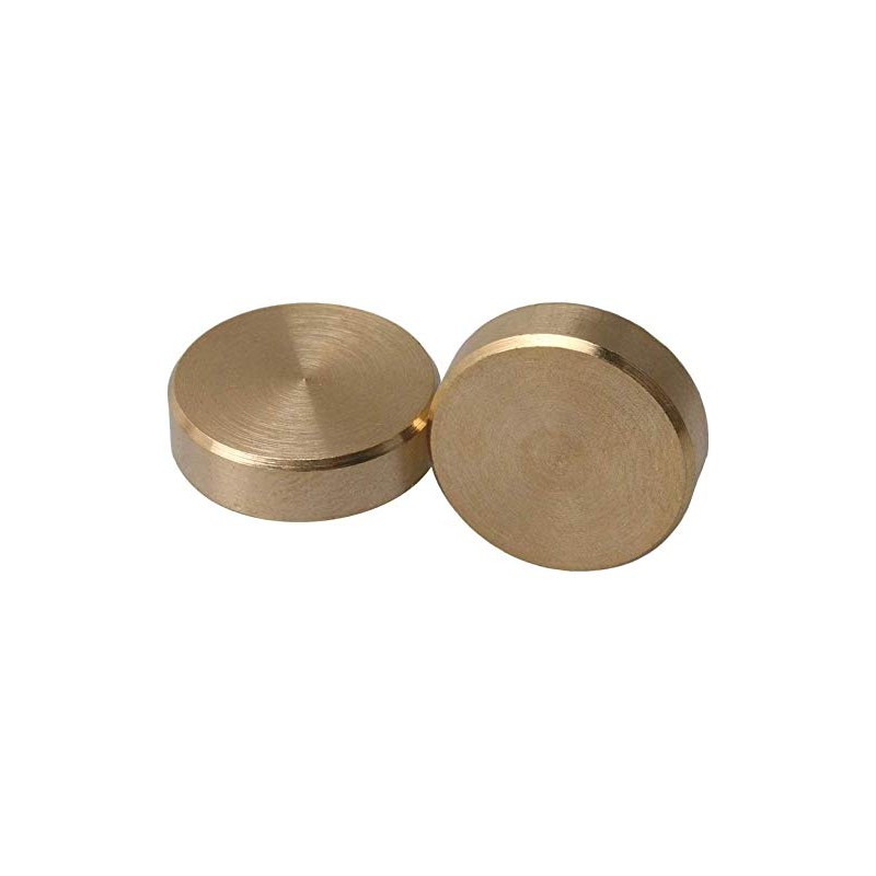 Liyafy 3Pcs Trumpet Bottom Valve Caps Knobs Brass Trumpet Caps