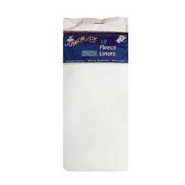 Fleece Liners Pack of 10 (White) - 6231WH