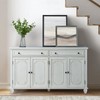 Michanco 3 Inch White Furniture Legs Bun Feet Set of