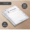 Set of 4 Notepads Marble Look I DIN A6 Shopping