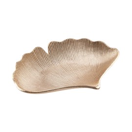 BUTLERS Golden Nature Decorative Bowl Gingko Leaf W 26 x D 22 cm