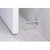 EVI Herrajes, Wall Mounted Door Stop, Stainless Steel, I-128 (Steel