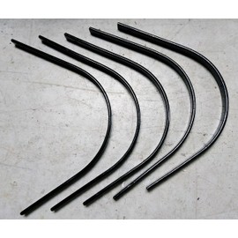 D&M Supply S74806 Set of 5 Landscape Rake Tines Teeth to fit Landpride Woods and Several More Single Hole
