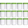 15 Containers Containers Ointment Cream/Ointment Kruke 35ml Capacity, with Green