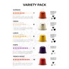 Grano Milano Variety Pack - 50 Aluminium Coffee Pods Compatible