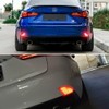 KENRTIR Red Lens LED Bumper Reflector Lights Tail Brake Rear