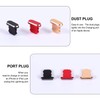 Gatuida 2sets Charging Port Plugs Max Dustproof USB Stoppers Easy