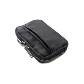 MIKA & MAYA Men's Multi-functional Case, Card Case, Coin Case, Key Case, gray