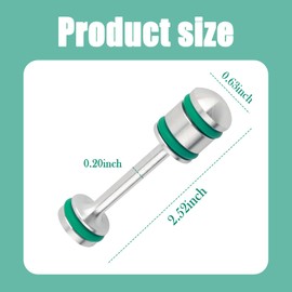 LS Oil Barbell,3 O Ring Design LS Turbo Kit Compatible with Gen GM III & IV Replacement OEM#12573460,Professional LSs Barbell for Improving Oil Flow and Pressure Car Accessories