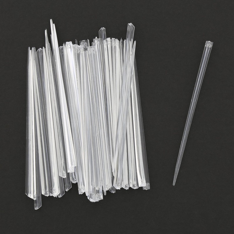 Royal 4 Inch Clear Prism Pick, Package of 500