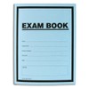 BookFactory Exam Blue Book, Ruled Format, 8.5x11 Inches, 16 Pages,
