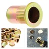 HSeaMall M8 Plated Carbon Steel Rivet Nut M8 Threaded Insert
