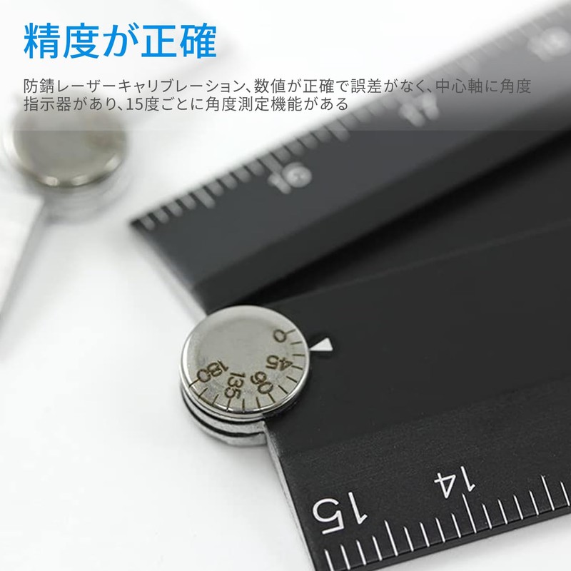 Ruler, Folding Ruler, Aluminum Ruler, 11.8 inches (30 cm), Ruler,