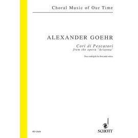 Cori di Pescatori: from the opera "Arianna". op. 58 b. mixed choir (ATTB) and piano. Partition.