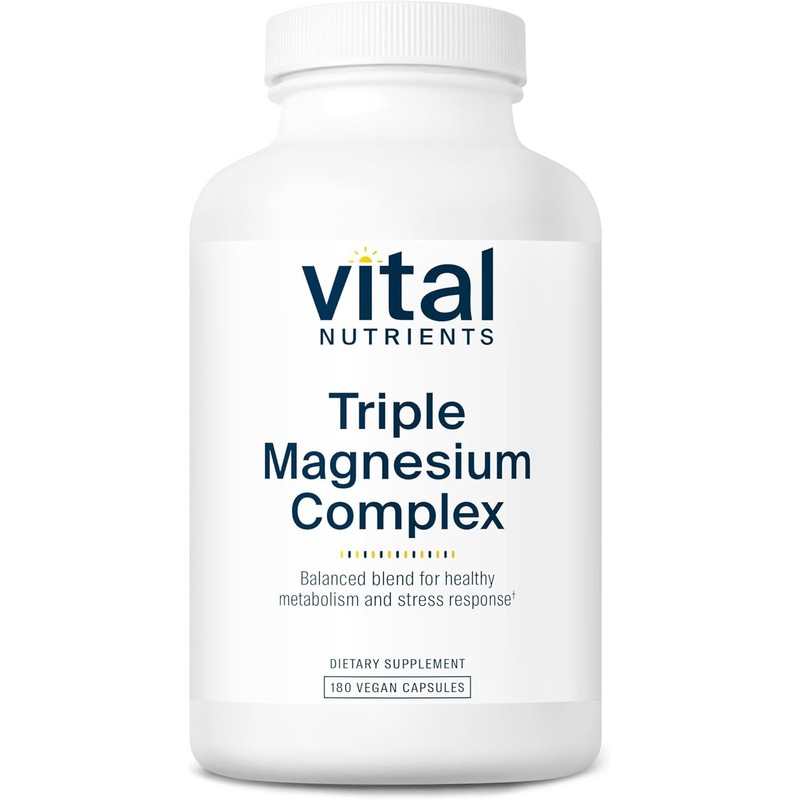 MEIN HAUS- Complejo Triple Magnesio Vital Nutrients Glicinato, Malato y