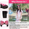 DRESHOW Mouse Ears Bow Headbands Glitter Party Decoration Cosplay Costume