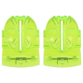 PATIKIL ゴルフボールラインマーカーツール 2個入りゴルフボールアラインメントマーキングツール パッティングボールマーカー用ラインマーカーステンシル ライト緑