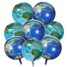 JAHEMU Earth Balloons Clear Earth 4D Balloons for Boys Girls Kids Birthday Party Deco Solar System Decorative Weddings Birthday Parties