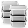 Yiyiring 6 Pcs Stainless Steel Food Storage Containers with Lids
