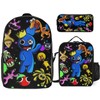 3PCS Rainbow Friends School Backpack For Boys - 3pcs Sports