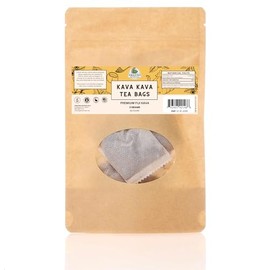 Premium KAVA Tea Bags | Relaxing and Soothing Herbal Blend, 3 grams each tea bag, 24 count