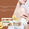 Pure Organic Shea Butter, Raw Body Butter Enriched with Vitamin