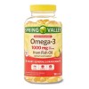 Omega-3 1000mg 180 Capsulas Fish Oil Spring Valley Salud Sabor Sin sabor