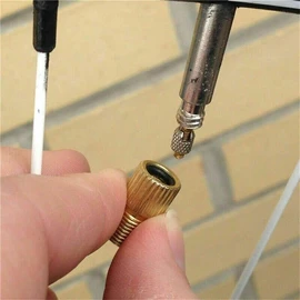 5PCS Bicycle Pump Adapters Converter Presta to Schrader Bike Valve Tyre Connector AU