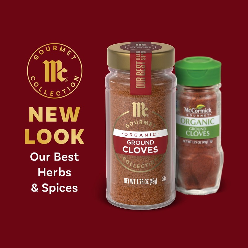 McCormick Gourmet Organic Ground Cloves, 1.75 oz (Pack of 3)